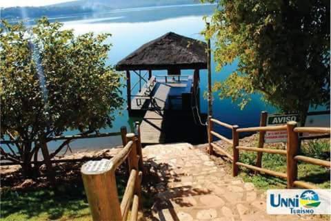 C204 Aldeia Do Lago: Lakeside Retreat with Aqua Park & EV Charging Caldas Novas Exterior photo